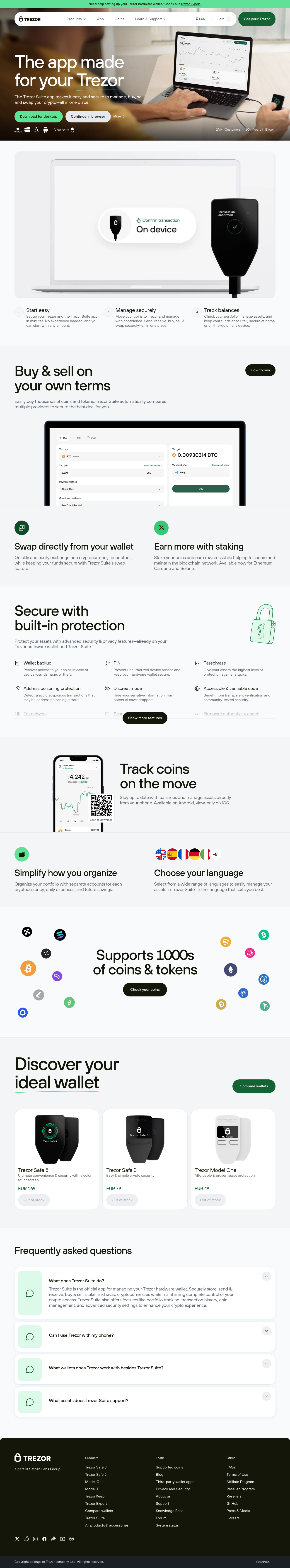 Trezor Suite – The Ultimate Crypto Management Platform